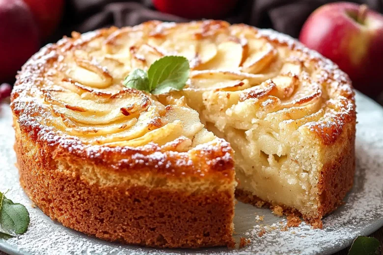 Шарлотка (алмалы бисквит бәліші)